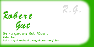 robert gut business card